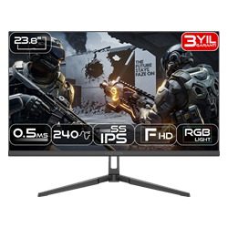 FAZEON X24F241S 24" 240Hz 0.5ms RGB HDMI DP Adaptive Sync HDR10 FHD SS IPS Gaming Monitör