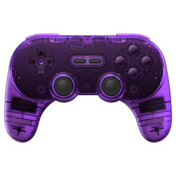 8BitDo Pro 2 Hall Efect Kablosuz Transparan Mor Gamepad