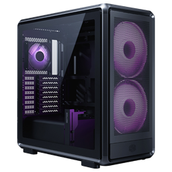 Cooler Master Masterframe 600 Mesh ARGB 200mm Tempered Glass USB 3.2 Siyah E-ATX Mid Tower Kasa