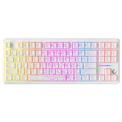 Rampage KB-R107 CRACK Membrane RGB Beyaz Kablolu Gaming Klavye