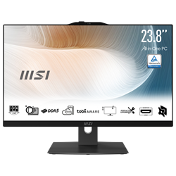 MSI MODERN AM242P 1M-2269XEU Core 5 120U 8GB DDR5 512GB SSD 23.8" FHD FreeDos Siyah AIO Masaüstü PC