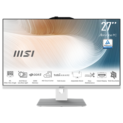 MSI MODERN AM272P 1M-1619EU Core 7 150U 16GB DDR5 1TB SSD 27" FHD IPS W11 Beyaz AIO Masaüstü PC