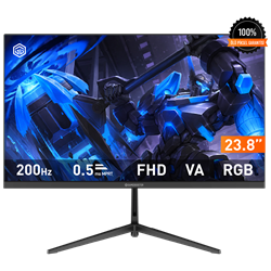 GameBooster Ruvie EF20 23.8'' 200Hz 0.5ms HDMI DP RGB Adaptive Sync HDR10 FHD VA Gaming Monitör