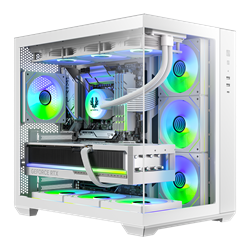 BitFenix AL118 850W 80+ Bronze Tempered Glass 7x ARGB USB 3.0 Beyaz ATX Mid Tower Kasa