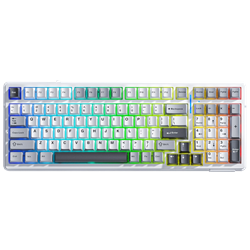 Aula F99 Linear GrayWood V3 Switch Hot Swap RGB Gri Kablosuz Gaming Klavye