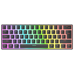 Rampage RADIANT K11 Red Switch RGB Siyah İngilizce Kablolu Gaming Klavye