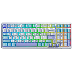 Aula F99 Linear GrayWood V3 Switch Hot Swap RGB Lila Kablosuz Gaming Klavye