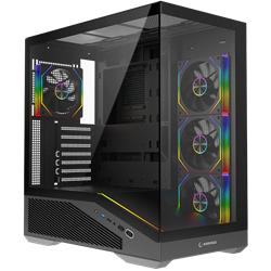 Rampage REAPER 750W 80+ Bronze Tempered Glass 4*12cm ARGB Siyah ATX Gaming Kasa