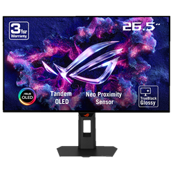 ASUS ROG Swift OLED XG27AQWMG 26.5" 280Hz 0.03ms HDMI DP USB3.2 AdaptiveSync Pivot HDR500 QHD WOLED Gaming Monitör