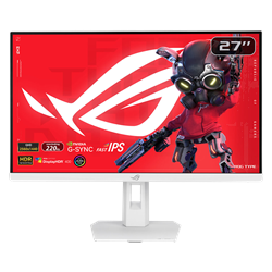 ASUS ROG STRIX XG27ACSR-W 27'' 220Hz 1ms HDMI DP G-Sync HDR10 Pivot QHD Fast IPS Beyaz Gaming Monitör