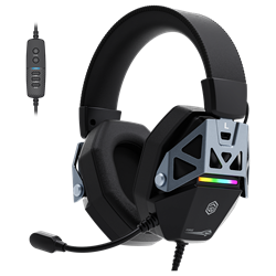 GameBooster GB-H15B Forge RGB Virtual Enc 7.1 Surround Siyah Kablolu Gaming Kulaklık