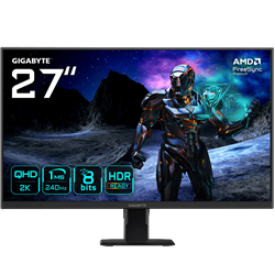 GIGABYTE GS27Q-X 27" 240Hz(OC) 1ms HDMI DP Adaptive Sync HDR Ready QHD SS IPS Gaming Monitör