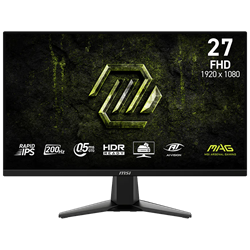 MSI MAG 275F E20 27" 200Hz 0.5ms HDMI DP AdaptiveSync HDR Ready FHD Rapid IPS Gaming Monitör