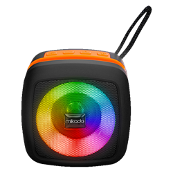 MIKADO MD-29BT 5W 1200mAh RGB Siyah Bluetooth Taşınabilir Hoparlör