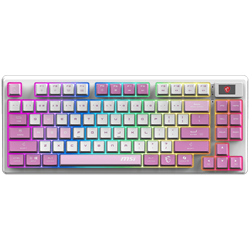 MSI FORGE GK600 VIOLET TKL RGB Mekanik Kablosuz Gaming Klavye