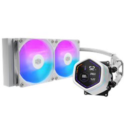 Cooler MasterLiquid Core NEX Digital 240 ARGB 240mm Beyaz İşlemci Sıvı Soğutucu