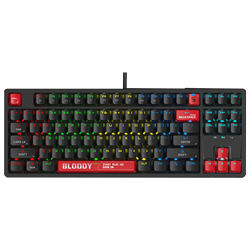  A4Tech Bloody S87 BLMS Red Switch Hot Swap RGB Kablolu Mekanik Gaming Klavye