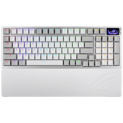 ASUS ROG AZOTH 96 HE ROG HFX V2 Manyetik Switch Kablosuz RGB Beyaz Mekanik Gaming Klavye