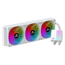 GameBooster PRIME P360W Rainbow 360mm Beyaz İşlemci Sıvı Soğutucu
