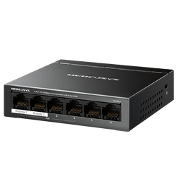 Mercusys MS106LP 6-Port 4-Port PoE 10/100 Mbps Masaüstü Switch