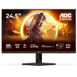 AOC 25G4SRE 24.5" 310Hz(OC) 0.3ms HDMI DP G-Sync AdaptiveSync HDR400 FHD Fast IPS Gaming Monitör