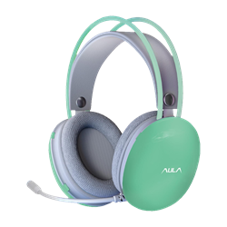 Aula S505 RGB Kablolu Yeşil Gaming Kulaklık