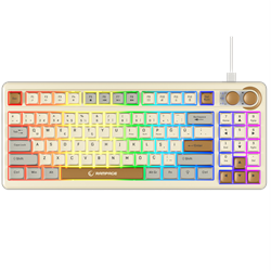 Rampage CYCLONE Kahverengi/Gri Q RGB Membrane Gaming Klavye