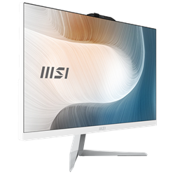 MSI MODERN AM242 12M-1893XTR i5-1235U 16GB DDR4 500GB SSD 23.8" FHD DOS Beyaz AIO Masaüstü PC