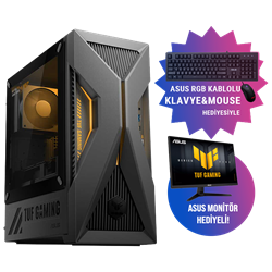 ASUS TUF GAMING T500MV 07240H0860 Core 7 240H 16GB DDR5 1TB SSD 660W 80+ Gold RTX 5060 DUAL 8GB GDDR7 FreeDOS Masaüstü Gaming Bilgisayar