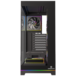 GameBooster NYVRA SYNC 850W 80+ Bronze ATX3.1 Gen5.1 SeaView ARGB ATX Mid Tower Siyah Kasa