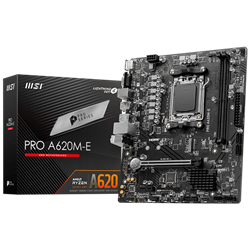 MSI PRO A620M-E 6000MHz(OC) DDR5 Soket AM5 M.2 HDMI VGA mATX Anakart