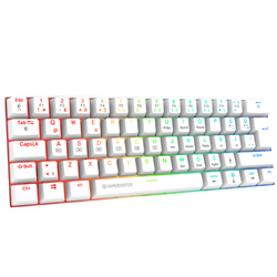 GameBooster Syma Red Switch RGB Beyaz Mekanik Kablolu Gaming Klavye