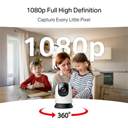 MERCUSYS MC200 Yatay/Dikey Hareketli Wi-Fi Güvenlik Kamerası 4lü