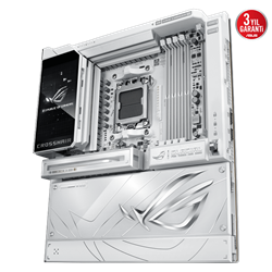 ASUS ROG CROSSHAIR X870E GLACIAL 9600MHz(OC) DDR5 Soket AM5 WIFI7 M.2 DP E-ATX Anakart