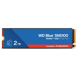 WD 2TB BLUE SN5100 NVMe Gen4 M.2 SSD 7100MB Okuma / 6700MB Yazma