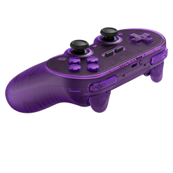 8BitDo Pro 2 Hall Effect Kablosuz Transparan Mor Gamepad