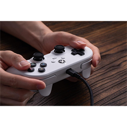 8BitDo Pro 2 Hall Effect Beyaz Kablolu Xbox Gamepad