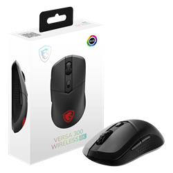 MSI VERSA 300 W 8K 26000 DPI 8000Hz RGB Kablosuz Siyah Gaming Mouse