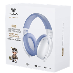 Aula S6 Ultra Kablosuz Mavi Gaming Kulaklık