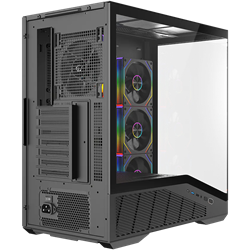 Rampage REAPER 850W 80+ Bronze Tempered Glass 4*12cm ARGB Siyah ATX Gaming Kasa