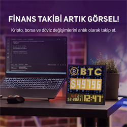 Divoom Pixoo-64 App Kontrollü Wifi Animasyonlu Gaming 64x64 Piksel LED Ekran Resim Çerçevesi