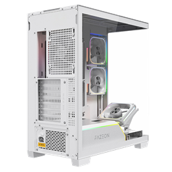 FAZEON F14 750W 80+ Bronze Full Modular Gen5 Tempered Glass Mesh 4x120mm ARGB Fanlı Type-C Beyaz ATX Bilgisayar Kasası