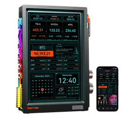  Divoom Times Frame 10.1" 64GB Akıllı Kişiselleştirilebilir RGB LED IPS Siyah Dijital Çerçeve
