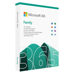 Microsoft Office 365 Aile Türkçe Kutu 6 Kullanıcı 1 Yıl