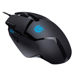 Logitech G402 HYPERION FURY Gaming  Mouse + 45X40 Mousepad Kit