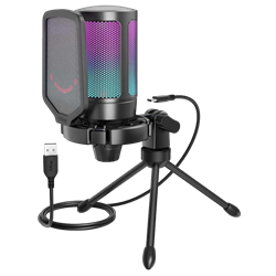 Fifine Ampligame A6V RGB USB Gaming Mikrofon