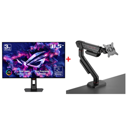 ASUS ROG STRIX XG32UCWMG 31.5" OLED Monitör + ROG Ergo 49" Askı Aparatı Bundle Paket