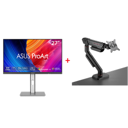 ASUS PROART PA278CGRV 27" Monitör + ROG Ergo 49" Askı Aparatı Bundle Paket