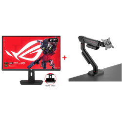 ASUS ROG STRIX XG27UCS 27" Monitör + ROG Ergo 49" Askı Aparatı Bundle Paket