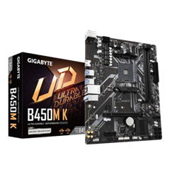 GIGABYTE B450M K 3600MHz(OC) DDR4 Soket AM4 M.2 HDMI mATX Anakart